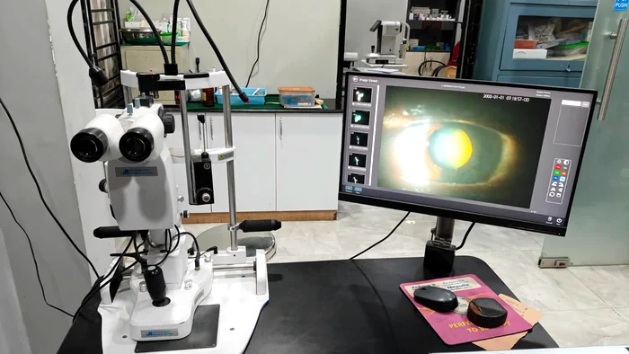 Myopia & Optical Dispensing Karaikal β Digital Slit Lamp Eye Diagnostics at Dr. Reddy's Eye Care